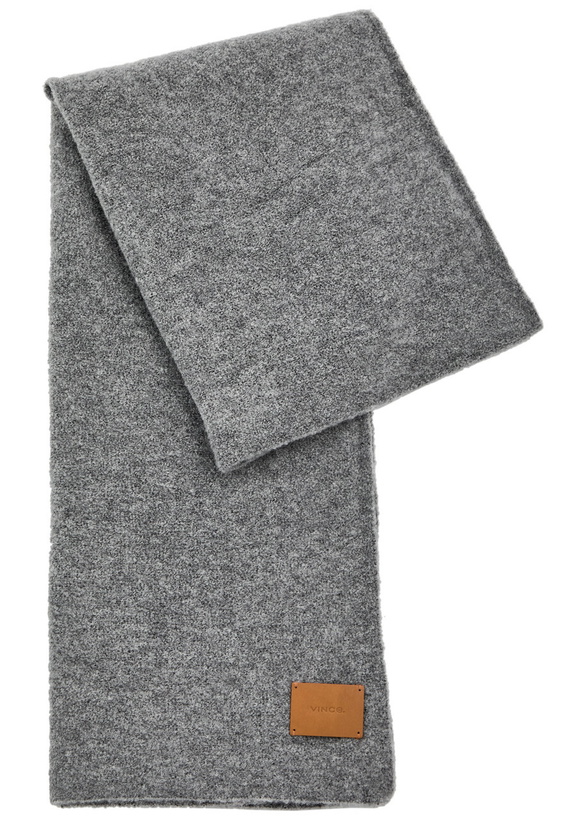Photo: Vince Bouclé Merino-blend Scarf - Grey - One Size