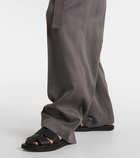 The Row Lonan high-rise silk pants