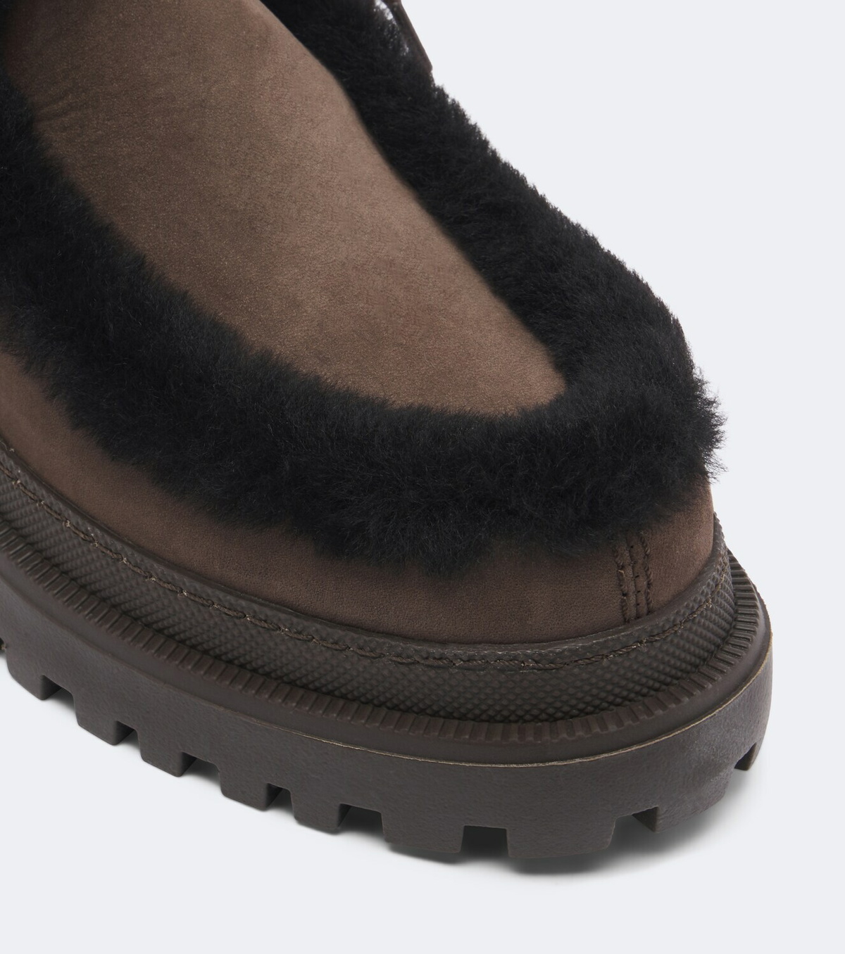 Yves Salomon Shearling-lined suede ankle boots