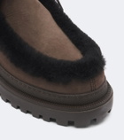 Yves Salomon Shearling-lined suede ankle boots