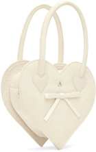 Ashley Williams SSENSE Exclusive White Heart Bag