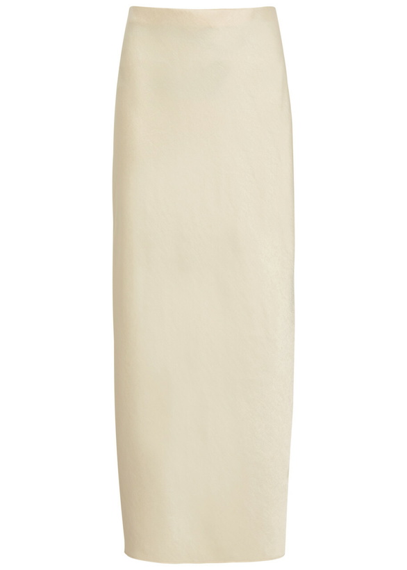Photo: Vince Satin Maxi Skirt Cream