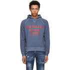 Dsquared2 Blue Boyscout Logo Classic Raglan Sweatshirt