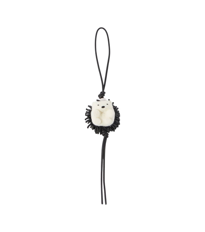 Photo: Loewe Hedgehog beaded bag charm