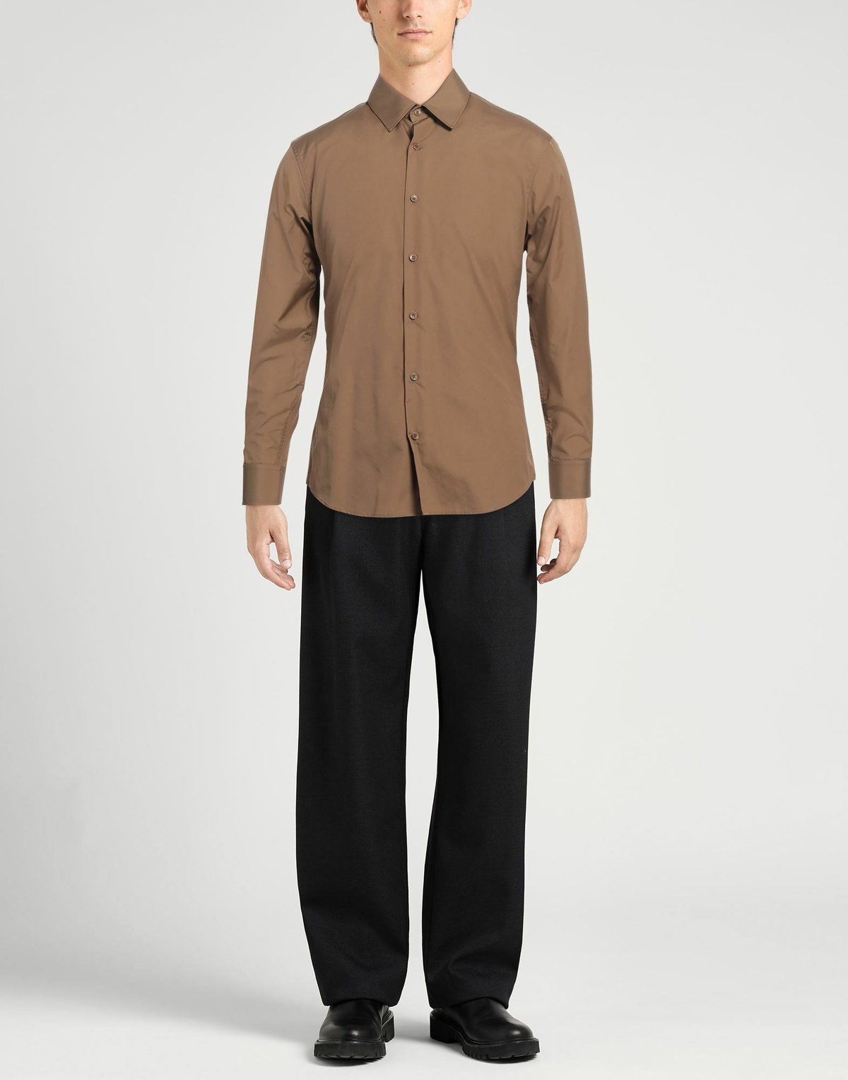 Sandro Mens Shirt Khaki