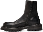 Marsèll Black Carrucola Zip-Up Boots