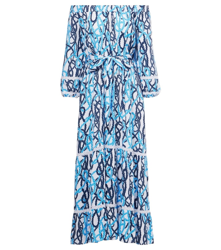 Photo: Melissa Odabash Eclipse printed off-shoulder midi dress