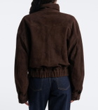 Nour Hammour Suede blouson jacket