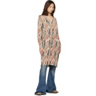 R13 Multicolor Printed Long Cardigan