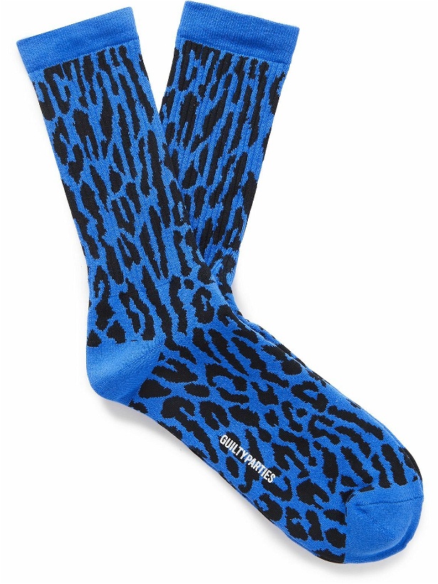 Photo: Wacko Maria - Leopard-Intarsia Socks