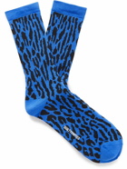Wacko Maria - Leopard-Intarsia Socks