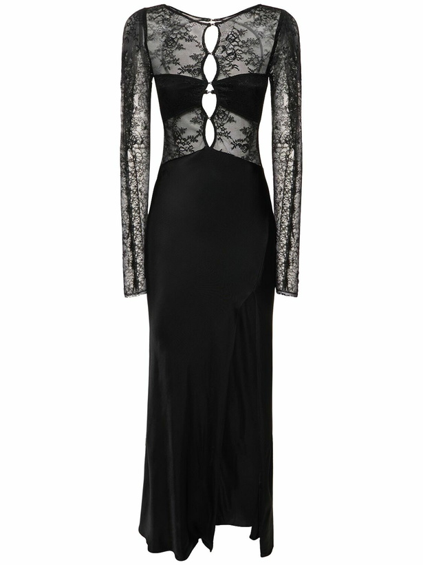 Photo: BEC + BRIDGE Nora Long Sleeve Cutout Lace Maxi Dress