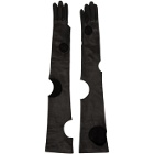 Off-White Black Hole Long Gloves