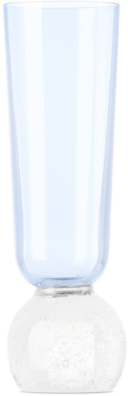 Misette Blue Bubble Champagne Glass