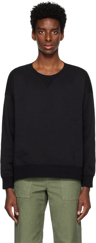 Photo: visvim Black Ultimate Jumbo Sweatshirt