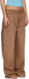 Carhartt Work In Progress Tan Brandon Double Knee Jeans