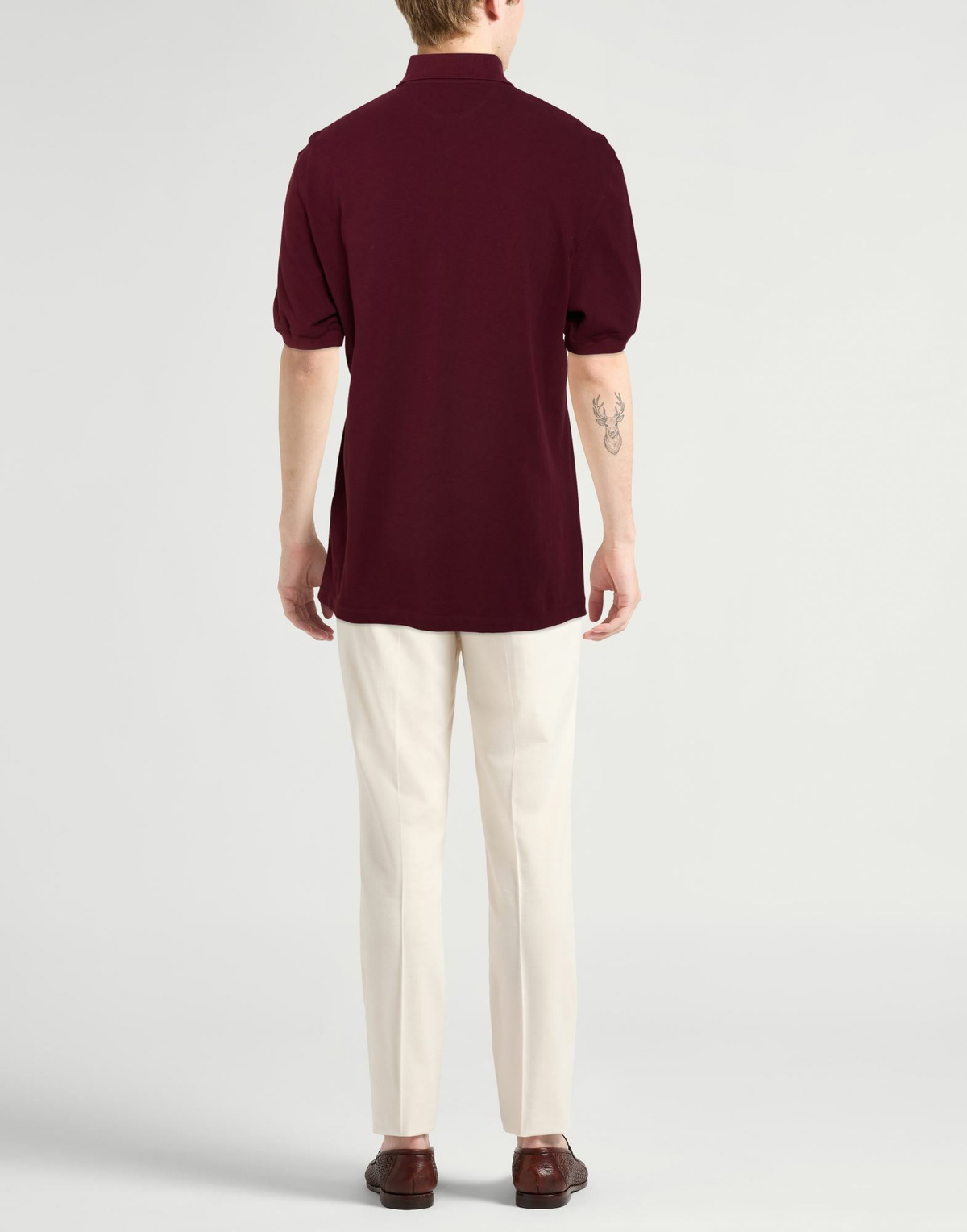 Brunello Cucinelli Mens Polo shirt Burgundy