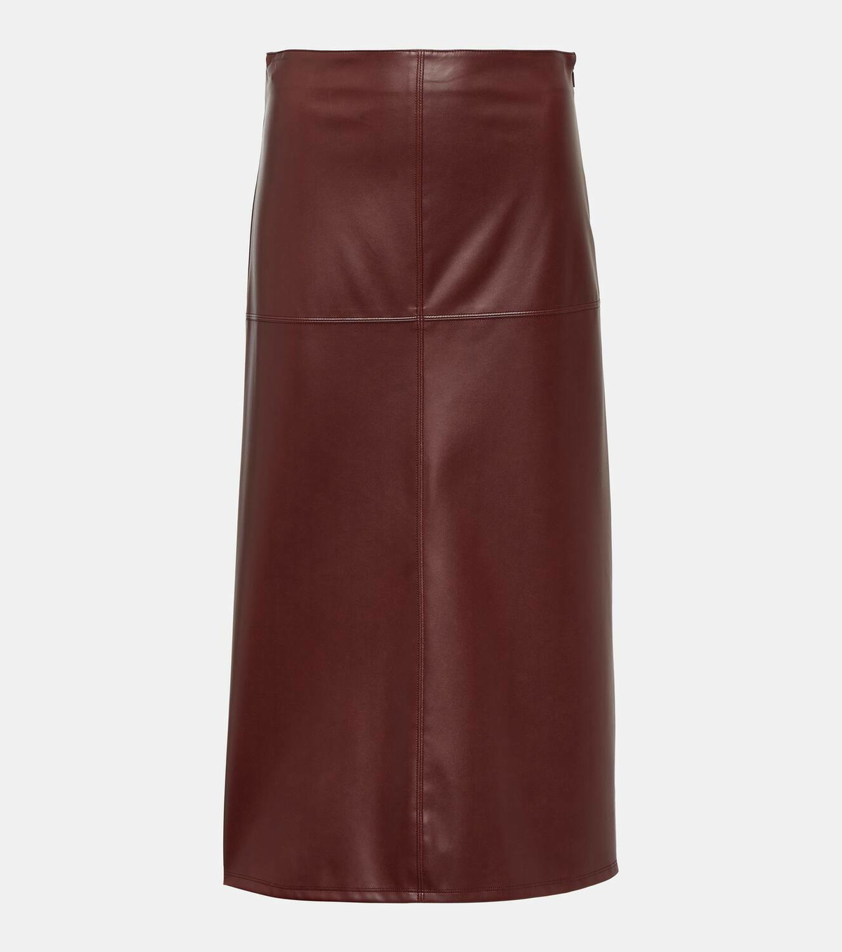 Max Mara Leisure Renata faux leather midi skirt