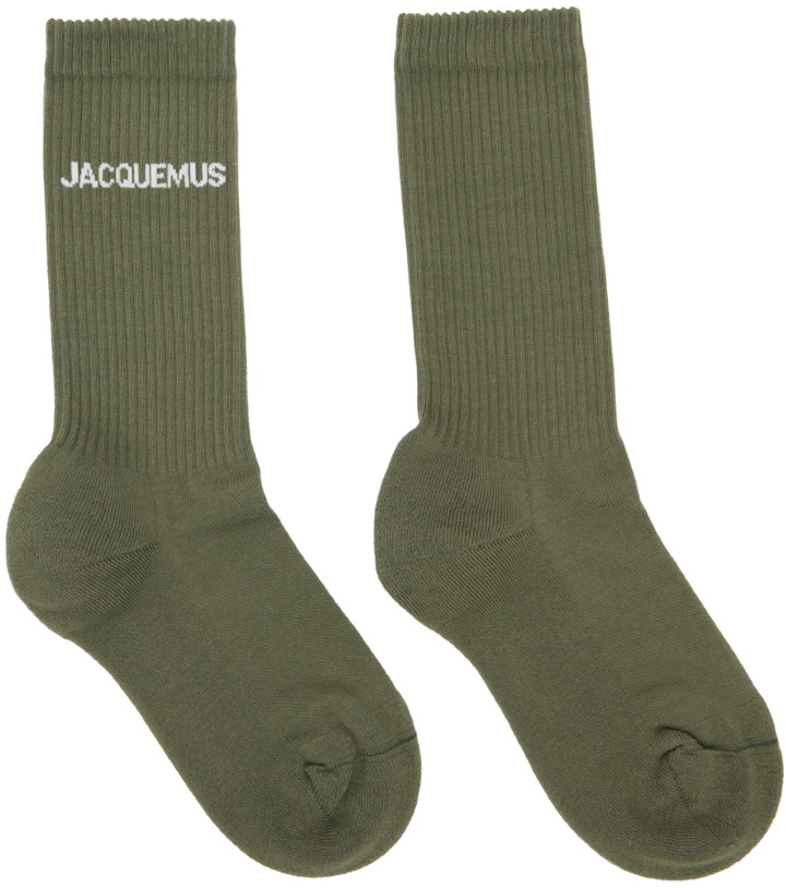 Photo: Jacquemus Khaki 'Les Chaussettes Jacquemus' Socks