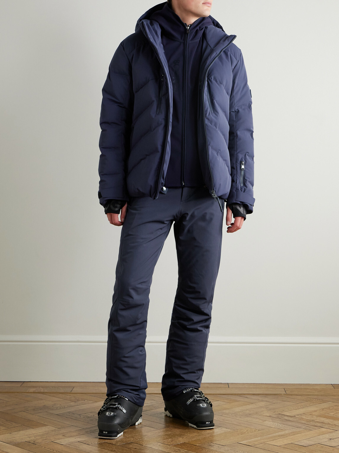 BOGNER - Thore2-T Straight-Leg Belted Ski Pants - Blue