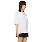 Champion Reverse Weave White Montaggio T-Shirt