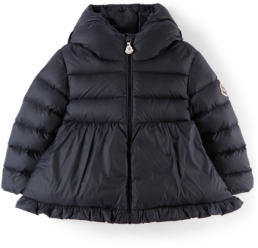 Moncler Enfant Baby Girls Down Padded Obie Jacket in Ivory