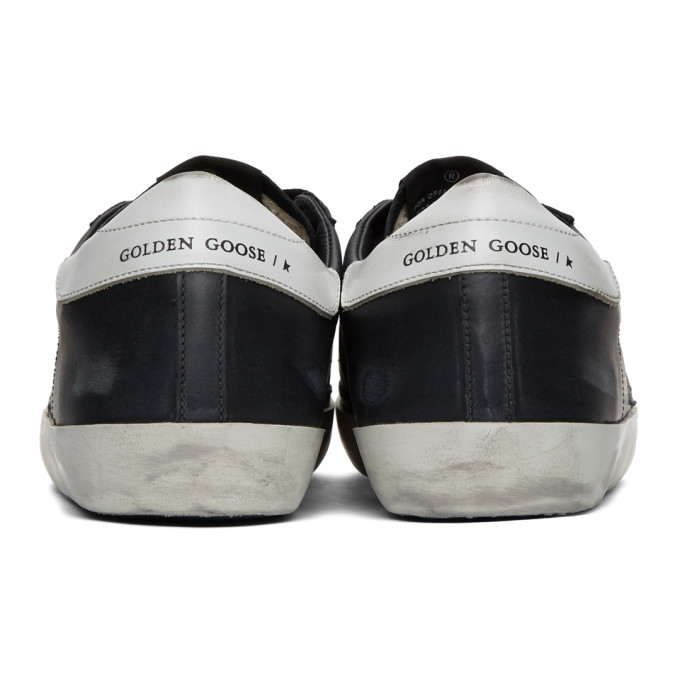 Golden Goose Black and White Superstar Sneakers Golden Goose Deluxe Brand