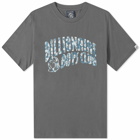 Billionaire Boys Club Men's Hibiscus Camo Arch Logo T-Shirt in Grey