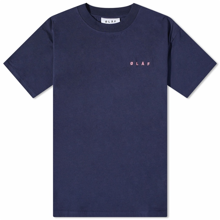 Photo: Olaf Hussein Men's Face T-Shirt in Navy