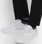 Valentino - Valentino Garavani Clipit Suede and Leather Sneakers - Men - White