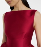 Roland Mouret Peplum taffeta top