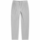 Homme Plissé Issey Miyake Men's Pleated Straight Leg Trousers in Light Grey