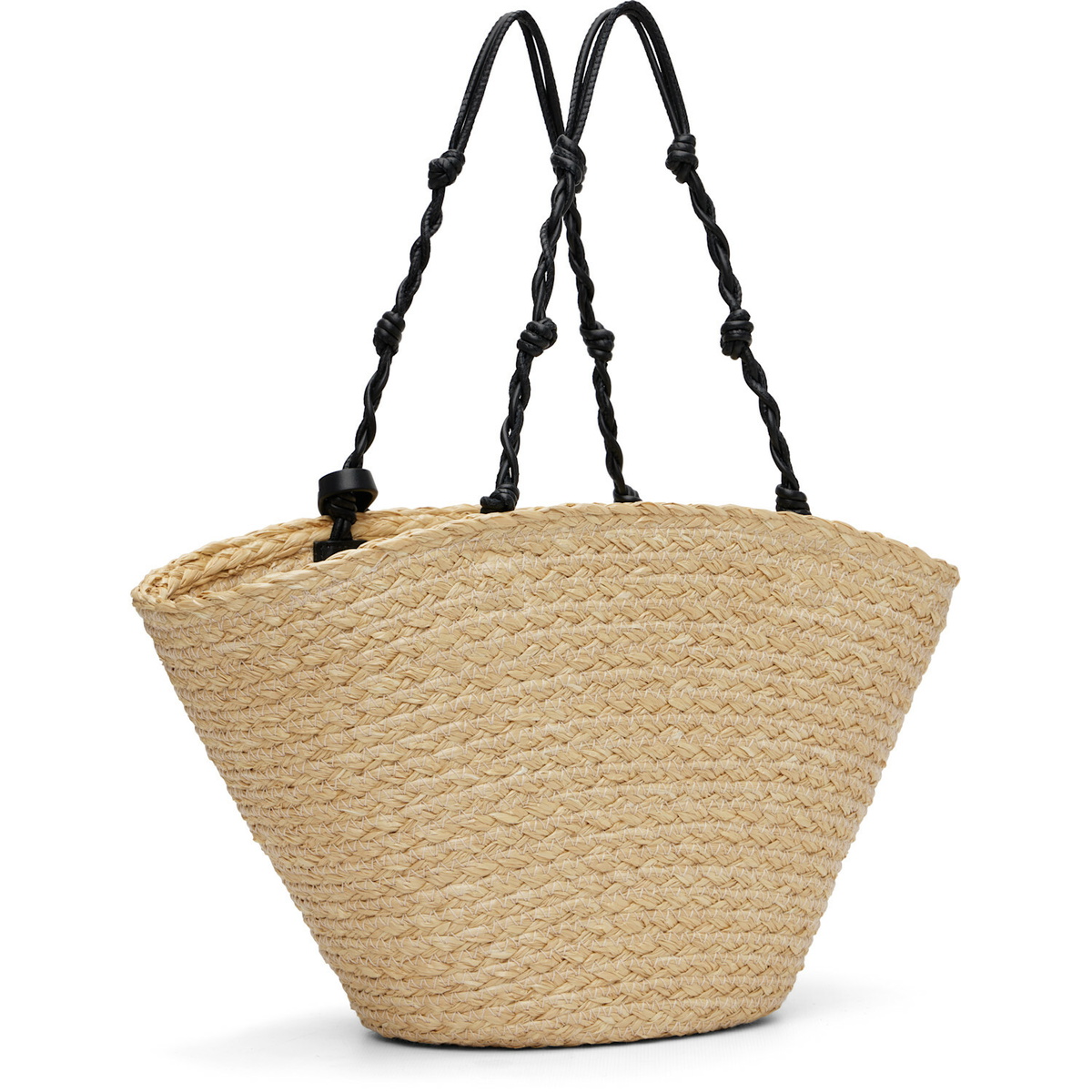 Jil Sander Beige Small Tangle Bucket Tote