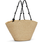 Jil Sander Beige Small Tangle Bucket Tote