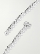 Tom Wood - Rolo Rhodium-Plated Silver Chain Necklace