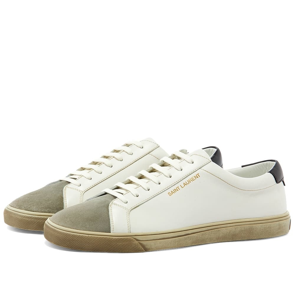 Photo: Saint Laurent Andy Low Top Aged Sneaker