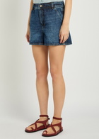 Frame The Dockside Denim Shorts Blue