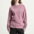 Gramicci Women's Long Sleeve Pigment Dyed T-Shirt in Red Pigment