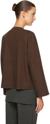 BAMBOU ROGER KWONG Brown Cotton Blouse