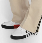 Off-White - Logo-Appliquéd Full-Grain Leather Sneakers - White