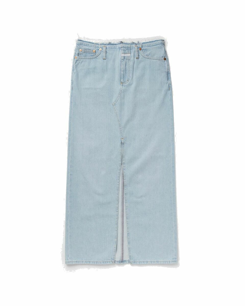 Photo: Closed Long 5 Pocket Skirt Blue - Womens - Skirts