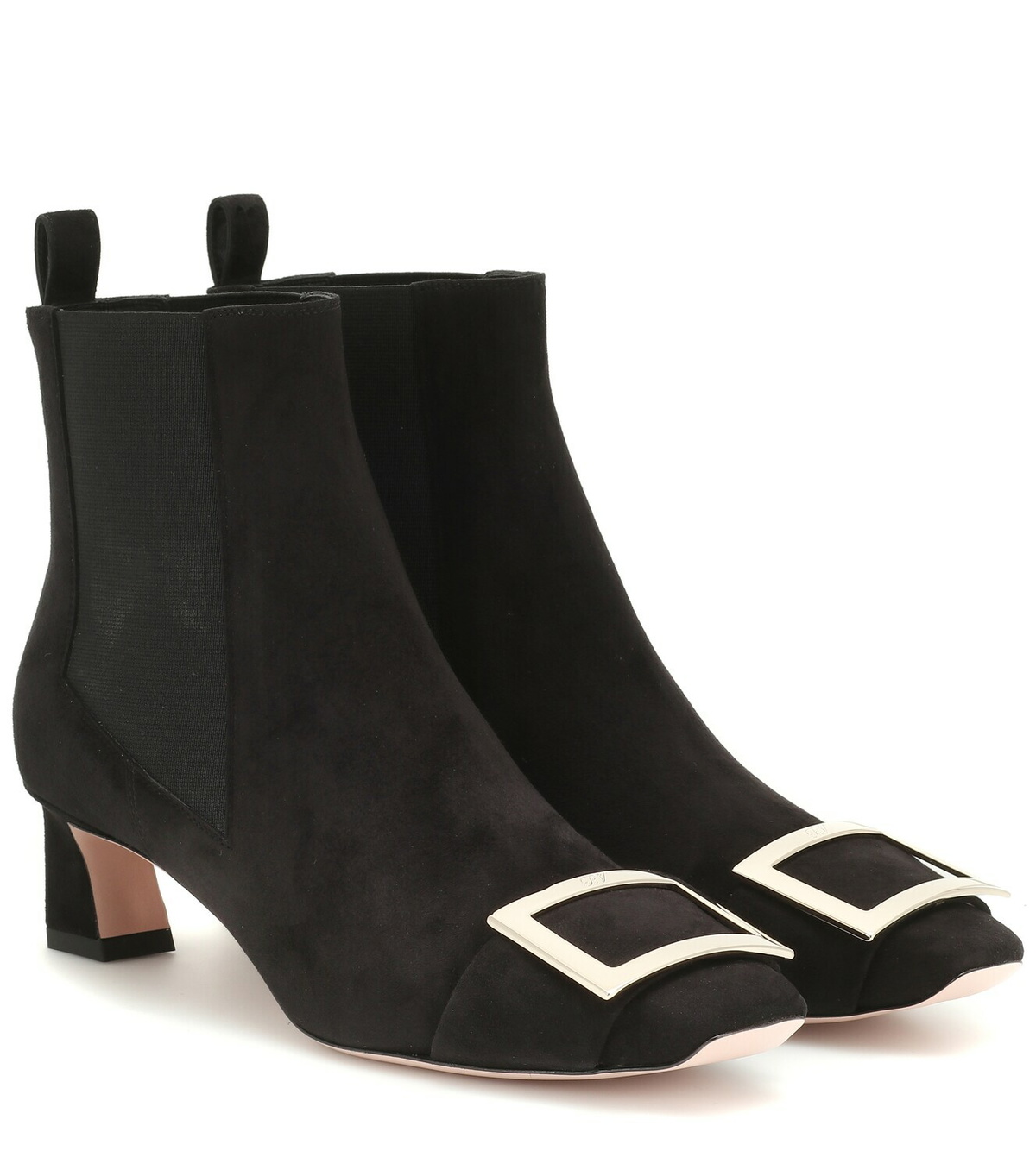 Roger Vivier Chelsea Trompette suede ankle boots