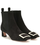 Roger Vivier Chelsea Trompette suede ankle boots