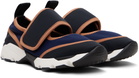 Marni Navy Veclro Sneakers
