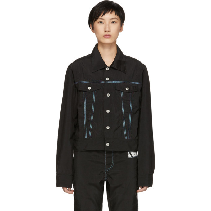 Kanghyuk Black Nylon Airbag Jacket