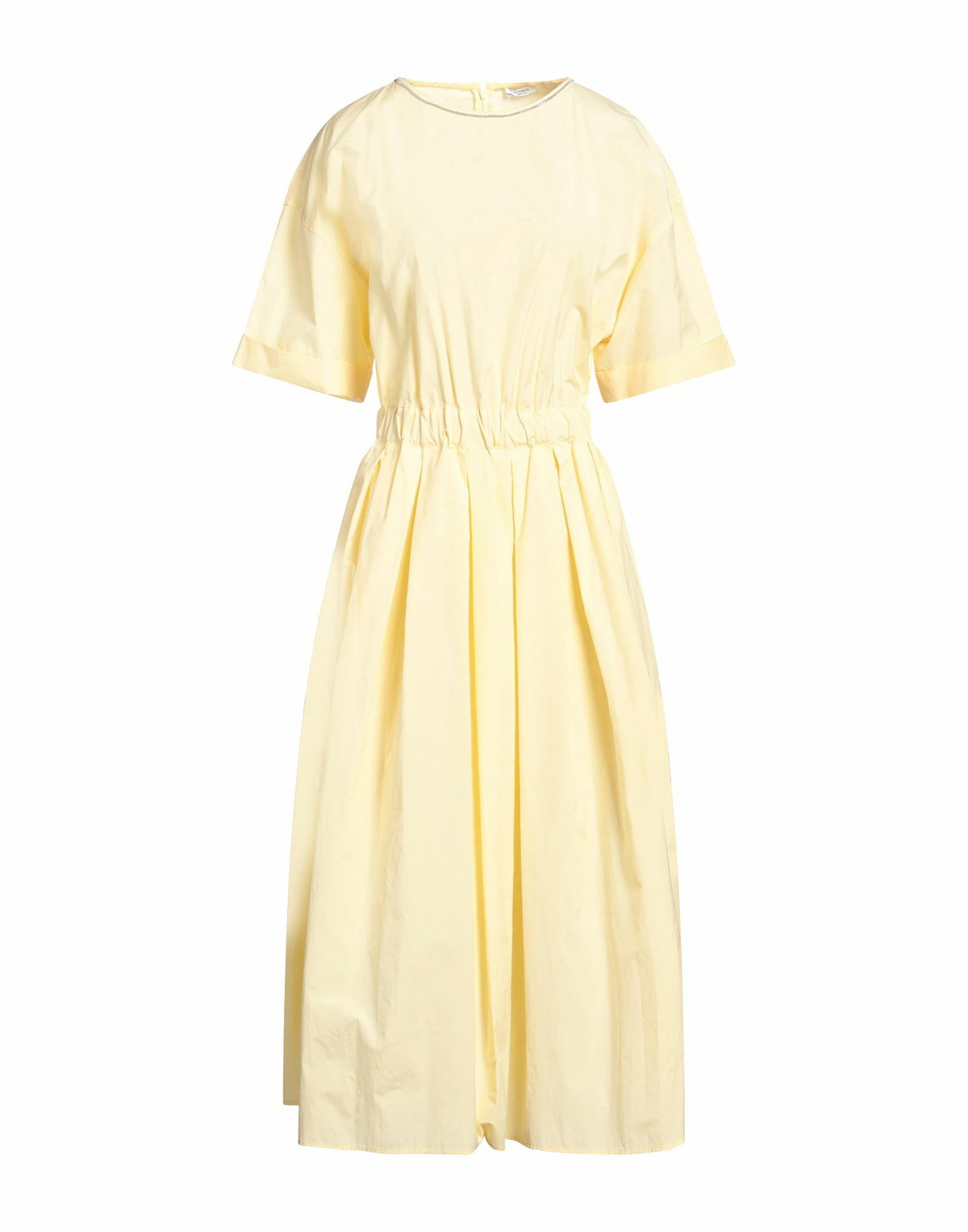 Peserico Womens Midi dress in Yellow
