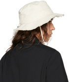 Jacquemus Off-White 'Le Bob Artichaut' Bucket Hat