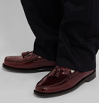 G.H. Bass & Co. - Weejuns Larkin Leather Tasselled Loafers - Burgundy