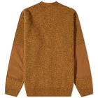 And Wander Men's Shetland Wool Cardigan in Camel