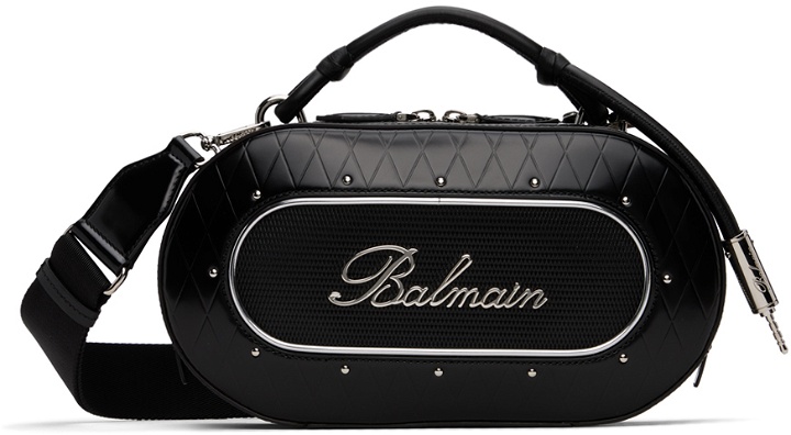 Photo: Balmain Black Radio Bag